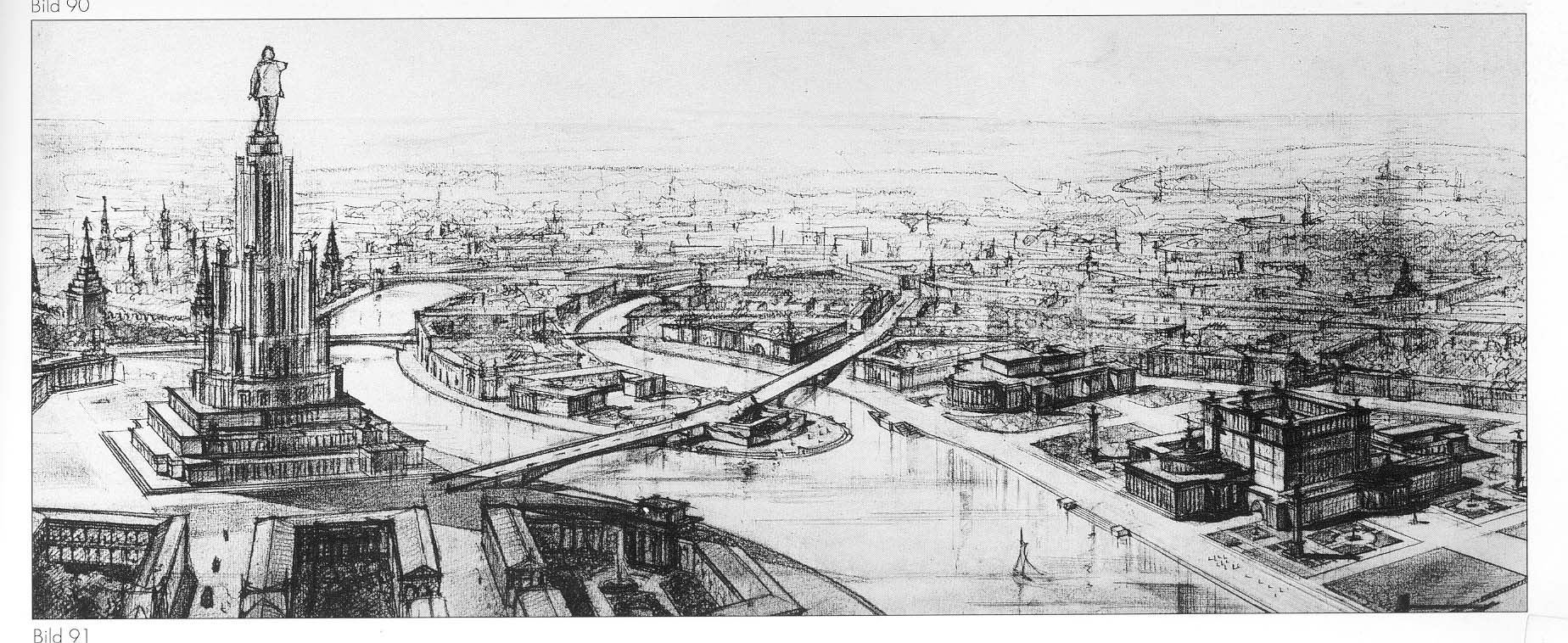 Генплан реконструкции Москвы 1935 года